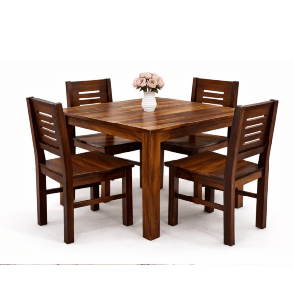 4-seater Sheesham Dining Table Set