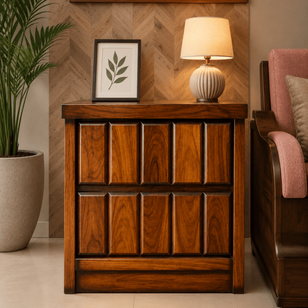 Solid Wood Bedside Table / Nightstand