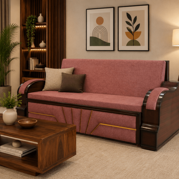 Premium Wooden Sofa Cum Bed